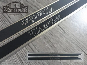 Juego de molduras de escalón de puerta de acero inoxidable para Porsche 944 Turbo - Calidad genuina - Imagen 1 de 2