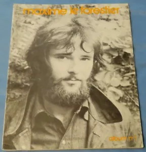 Maxime Le Forestier Songbook Sheet Music Photos book 1973 French Pop Folk RARE - Picture 1 of 9