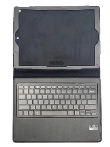 Kabellose abnehmbare Tastatur & PU-Lederhülle für iPad Pro 12.9 2015/2017 SCHWARZ - Bild 1 von 24