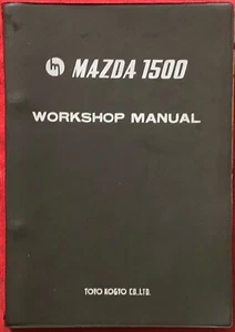MAZDA 1500 FACTORY WORKSHOP MANUAL TOYO KOGYO SEDAN EASTATE SS SERVICE MANUAL - Bild 1 von 5