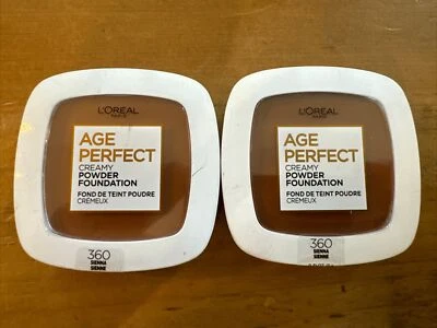 2 L'OREAL AGE PERFECT CREAMY POWDER FOUNDATION 360 SIENNA - Image 1 of 2