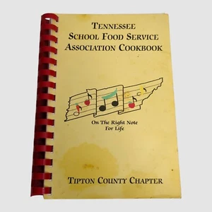 VTG Regional Cookbook Tipton County TN School Food Service Assoc Recipes Spiral - Foto 1 di 9