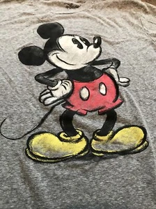 disney sketch style t-shirt topolino uomo L grigio - Foto 1 di 6