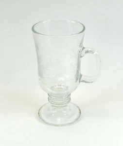 1994 Fuß irisches Kaffeeglas ÄTZT MIT ABRAMS TANK Militär Barware M1A1 sc - Bild 1 von 7