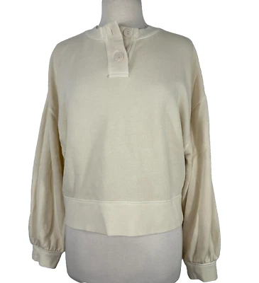 Sudadera ligera Rails Erin Henley en masilla cruda talla S Foto 1 de 4