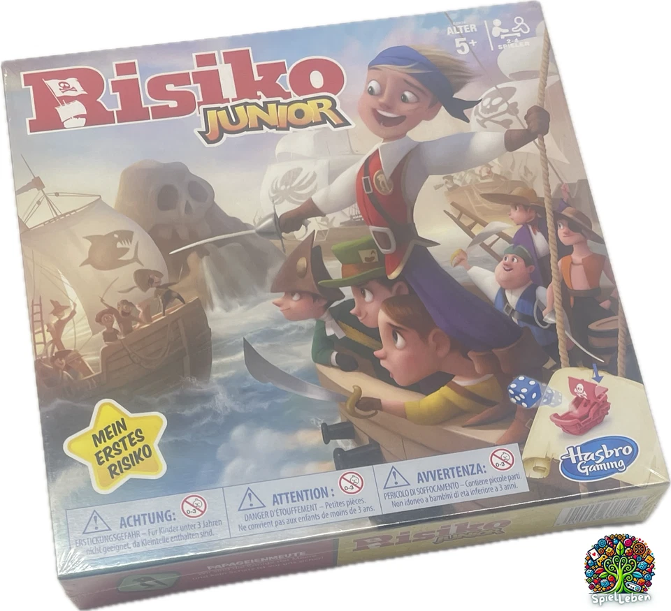 Hasbro Risiko Junior - ab 5 Jahren - für 2-4 Spieler - 2019 Schatzsuche