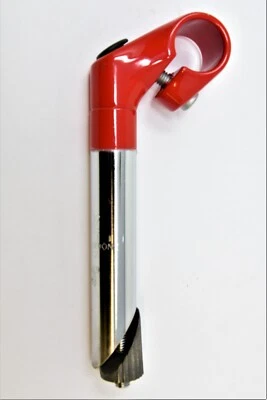 1" 22.2mm Kids Bike Bicycle Short 40mm Reach Handlebar Stem Red 25.4mm centre - Image 1 of 2