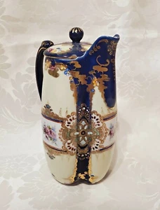 Old Nippon Nagoya Potteries Shippo Kaisha NPSK c.1880 Chocolate Pot - Picture 1 of 12
