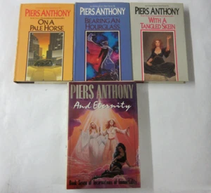 Lot of 4 Piers Anthony Hardcover Books- Sci-Fi/Fantasy- Incarnations Series - Picture 1 of 5