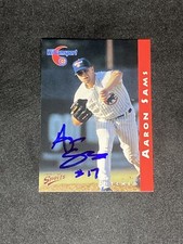 Aaron Sams 1998 Multi-Ad Williamsport Cubs Set #22 Auto Autographed Signed Card