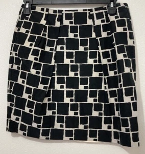 Banana Republic Rock Damen schwarz beige gerade & Stretch Größe 12P - Bild 1 von 3