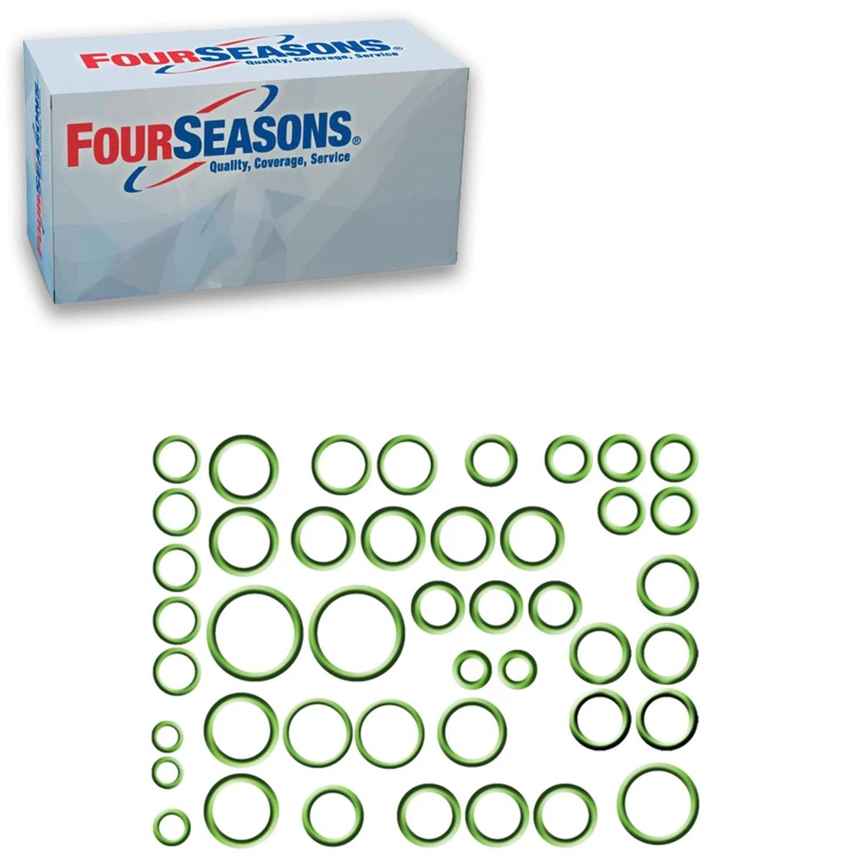 Kit de junta tórica y junta de sistema de aire acondicionado de 4 estaciones para BMW 740i 1997-2001 Foto 1 de 2