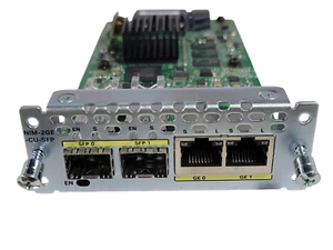 Cisco NIM-2GE-CU-SFP 2-port Gigabit Ethernet dual-mode GE SFP Module _ - Picture 1 of 5