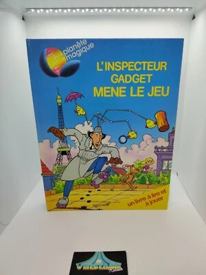 Livre Jeu L Inspecteur Gadget Mene Je Jeu 1989 / Rouge Et Or / Incomplet Rare - Photo 1/4