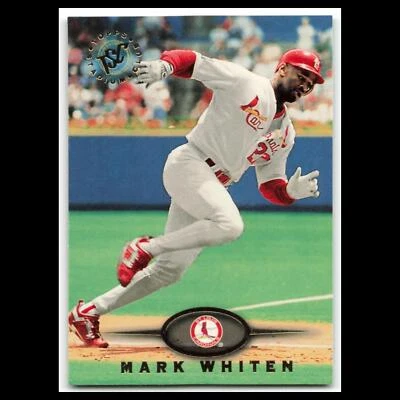 Mark Whiten #462 1995 Topps Stadium Club St. Louis Cardinals Baseball Card MLB - Image 1 of 3