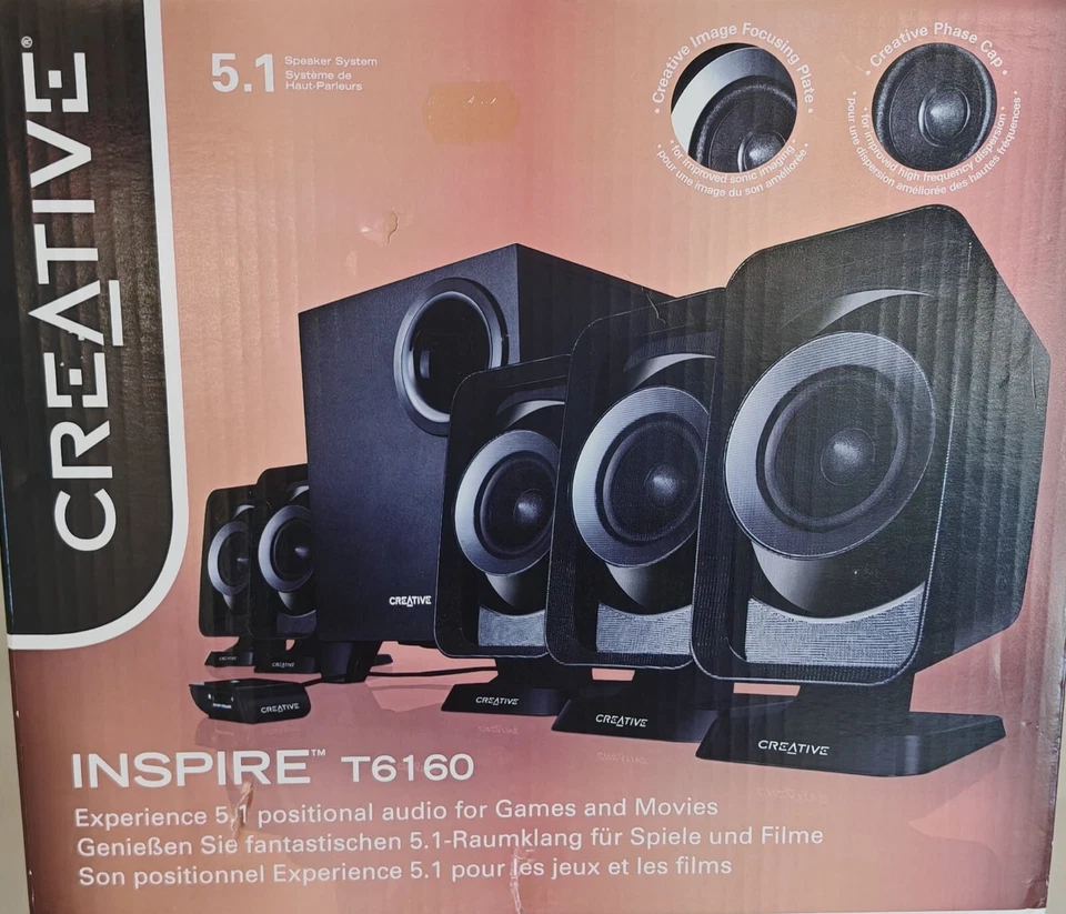 Casse Speaker 5.1 CREATIVE Inspire T6160 - Immagine 1 di 1