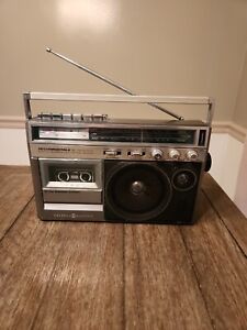General Electric RECHARGABLE boombox 3-5247a AM FM Radio Cassette GE Player WORK