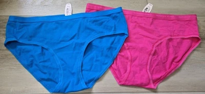 Nuevo con etiquetas Lote de 2 Bragas Hiphugger Vintage Victoria's Secret Firma Cintura L Foto 1 de 3