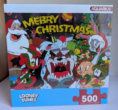 Looney Tune Characters - Merry Christmas Puzzle by Aquarius (500 Pieces) - NIB - Image 1 of 2