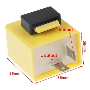 12V 2 Pin einstellbare Frequenz LED Blinkrelais Blinker Blinkeranzeige'J4 - Picture 1 of 12