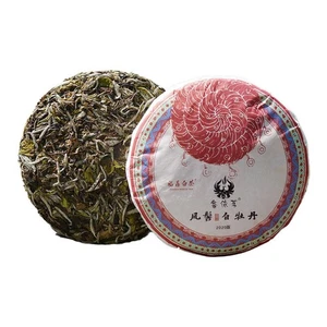 Cina Fuding tè bianco peonia bianca torta tè Bai Mu Dan torta alla peonia - Foto 1 di 14