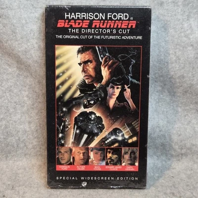 BLADE RUNNER - The Director's Cut (VHS, 1993,  Widescreen Edition) Exc In Shrink - Image 1 of 4