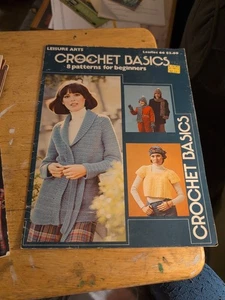 Leisure Arts Häkelgrundlagen 8 Anleitungen für Anfänger Basteln Musterbuch - Bild 1 von 1