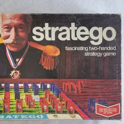 Vintage 1977 Stratego Board Game Milton Bradley Complete Strategy Game - Image 1 of 4