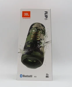 JBL Flip 6 Tragbarer Wasserdichter Lautsprecher Camo NEU VERSIEGELT - Bild 1 von 2