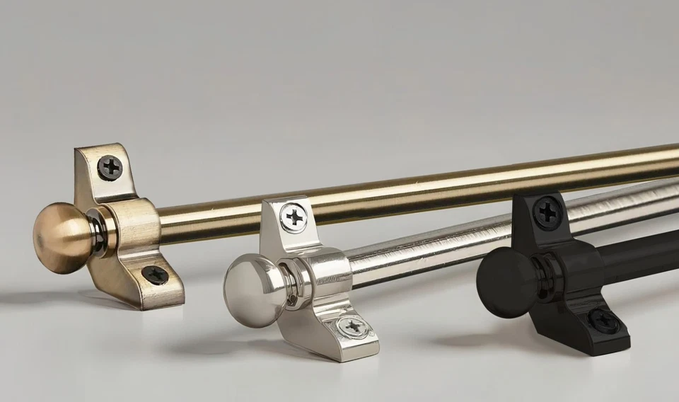 Premium Metal Stair Rod Set (72.5 cm x 10 mm) - Ball End Finials - Image 1 of 1
