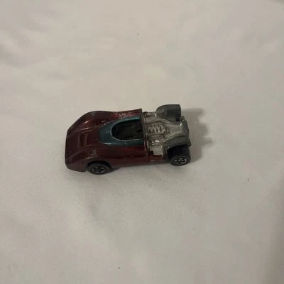 1968 MATTEL RED LINE HOT WHEELS McLAREN MISSING REAR HOOD - Image 1 of 4