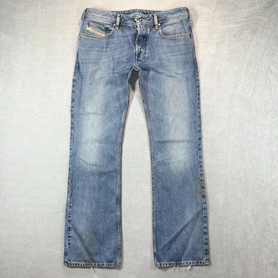 Pantalones de mezclilla Diesel Zatiny Bootcut para hombre 32x32 botones desgastados mosca Western Rodeo 0800Z Foto 1 de 4