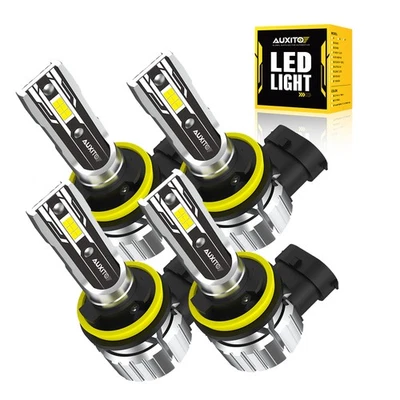 4X CANBUS H11 H8 LED Headlight Bulbs Conversion Kit Low Beam 6500K 80000LM White - Image 1 of 4