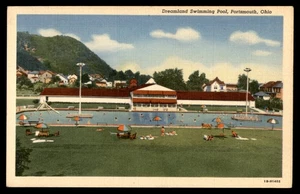 Postcard Dreamland Swimming Pool, Portsmouth, OH - Picture 1 of 2
