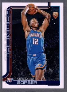 2025-26 Topps Thomas Sorber Rookie #215 Thunder RC QTY - Picture 1 of 2