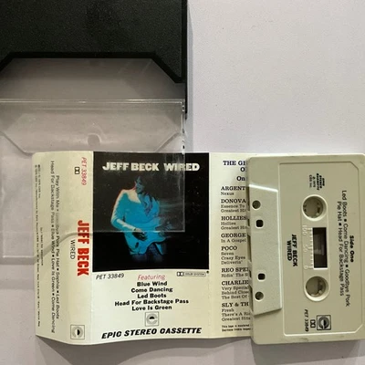 Jeff Beck Wired Cassette 1976 Epic PET 33849 Stereo - Image 1 of 2