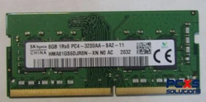 HYNIX 1x 8GB DDR4-3200 SODIMM PC4- HMA81GS6CJR8N-XN - Picture 1 of 1