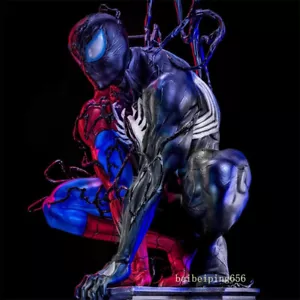 40cm LED Symbiotic Spider-Man Venom Figure Statue PVC Statue Model Collectible - Picture 1 of 14