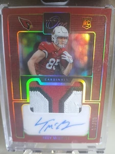 2022 Panini One Trey McBride RPA Auto 1/10 Arizona Cardinals Rare Beautiful Card - Picture 1 of 7