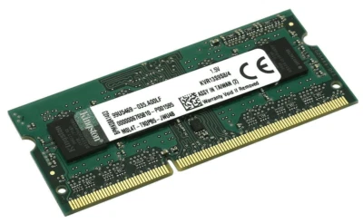 Memoria Ram DDR3 4GB 1333Mhz Kingston KVR13S9S8/4 So-Dimm 1.5V Per Notebook - Immagine 1 di 3