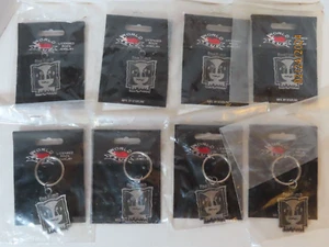1994 Starline Pink Floyd Division Bell Pewter Pinback Necklace Keychain lot of 8 - Picture 1 of 11