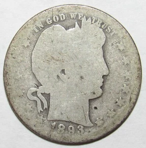 1893 O Barber Quarter AG (X144) - Bild 1 von 2