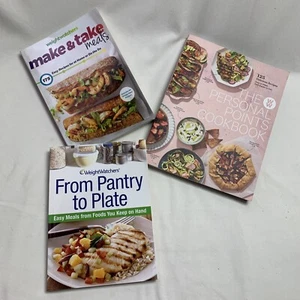 Weight Watchers Cookbook 3 Books WW Personal Points Make & Take Pantry To Plate - Imagen 1 de 12