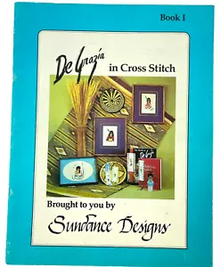 Libro de gráficos Sundance Designs De Grazia en punto de cruz con 16 diseños - Imagen 1 de 7