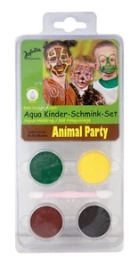 Wasserlöslich Schminke Schminkfarbe Aqua mischbar Tiere Animal Kinder Set 99621 - Bild 1 von 1