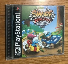Playstation 1 PS1 Smurf Racer Video Game Complete w/ Case Insert & Manual Tested