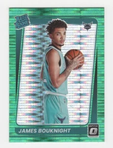 2021-22 DONRUSS OPTIC BASKETBALL GREEN PULSAR RATED ROOKIE JAMES BOUKNIGHT - Picture 1 of 2