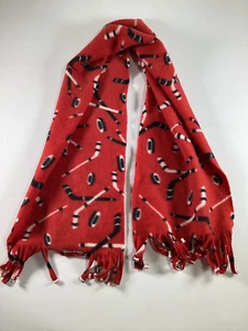Kids Red Hockey Scarf EUC - Picture 1 of 3