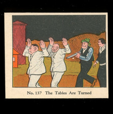 1937 R41 Walter H. Johnson Dick Tracy Caramels #137 The Tables Are Turned