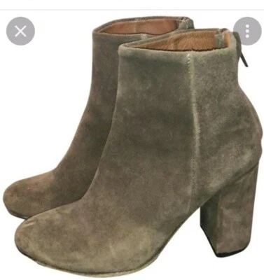 Botas FreeBird By Steven Harlo Camurça Verde Feminina Tamanho 7 - Usadas - Origem Rara - Imagem 1 de 4